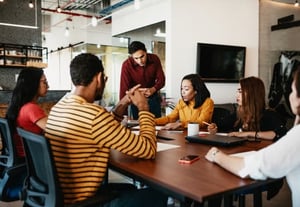 Réunion pour expliciter la différence d'objectif entre une étude qualitative et une étude quantitative.
