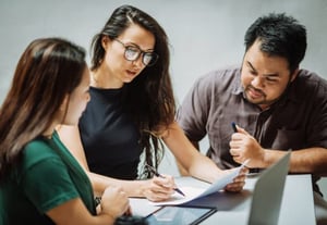  RH discutant du niveau de négociation du protocole d’accord préélectoral (PAP).