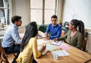 Réunion permettant de répartir le personnel et les sièges au sein des collèges électoraux.