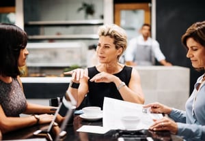 Collègues RH définissant le type d'élection du CSE qu'elles doivent mettre en place.