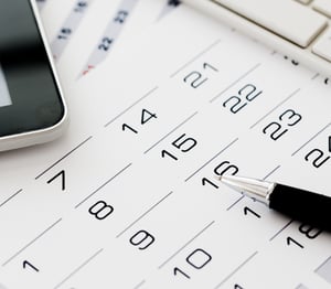 Calendrier des Heures de délégation pour les élus du CSE
