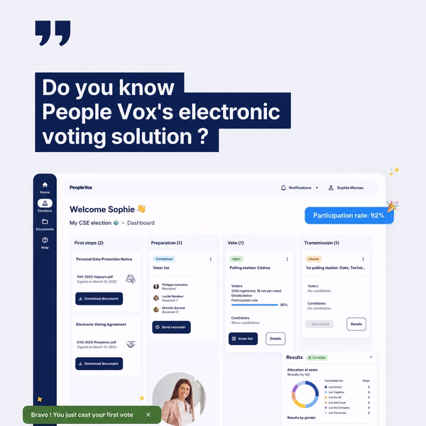 Electronic Voting Solution People Vox